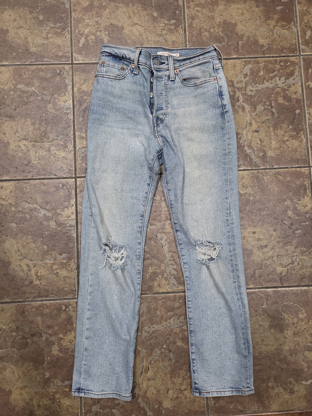 Classic Levi's Wedgie Straight Leg Jeans W27/L28